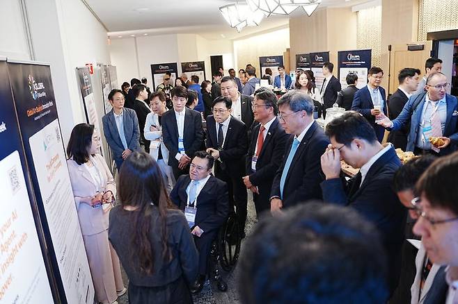 지난 24일부터 25일까지 미국 실리콘밸리에서 진행된 'K-Global@실리콘밸리 2025' 행사 현장 모습.(사진=과기정통부 제공)