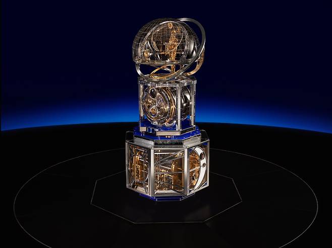 라 꿰뜨 뒤 떵은 움직임을 구현한 오토마통, 23개의 기능을 보여주는 시계, 3개의 멜로디가 나오는 음악 장치로 구성됐다. 사진 바쉐론 콘스탄틴