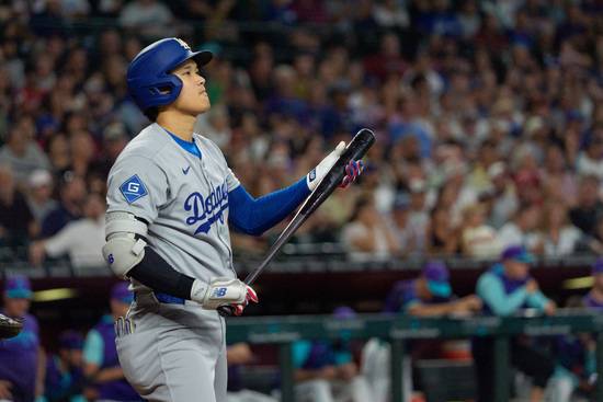 LA다저스가 애리조나 다이아몬드백스를 꺾고 내셔널리그 서부지구 우승을 확정했다. 다저스에서 활약 중인 오타니 쇼헤이. /사진=로이터