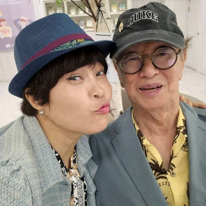 조혜련(왼쪽), 전유성