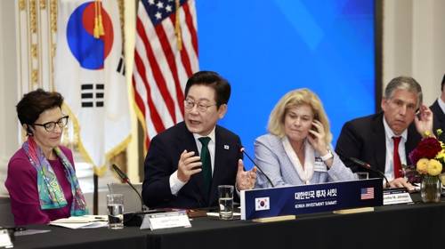 이재명 대통령, 뉴욕에서 한국경제설명회 [연합뉴스 제공]