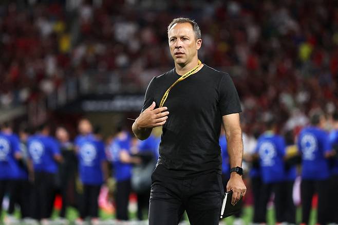 스티브 체룬돌로 LAFC 감독.    AFP연합뉴스