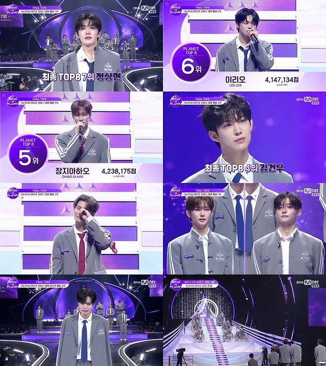 ‘보이즈 2 플래닛’. 사진 I Mnet ‘보이즈 2 플래닛’ 방송 캡처