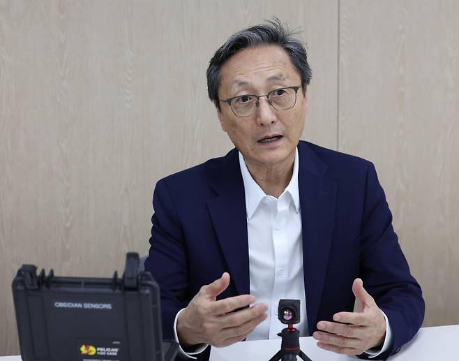 탈리스 창 옵시디언 대표가 8일 서울 중림동 한국경제신문사에서 본지와 인터뷰하고 있다. 사진=이솔 기자