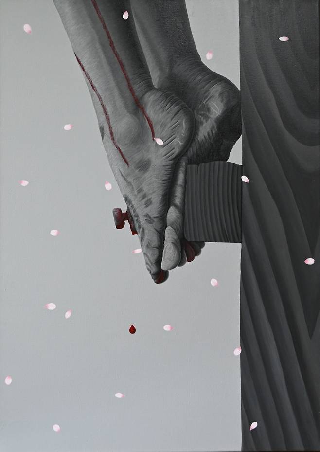 무기수 김철수(가명)씨가 그린 그림. 빛교회 성도인 방영옥 작가는 그와 4년간 만나며 그림을 가르쳤고, 그림을 한 번도 배워본 적 없던 그의 작품은 지난해 교정미술전시회와 최근 대한민국기독교미술대전에서 수상을 할 정도로 발전했다. 방 작가 제공