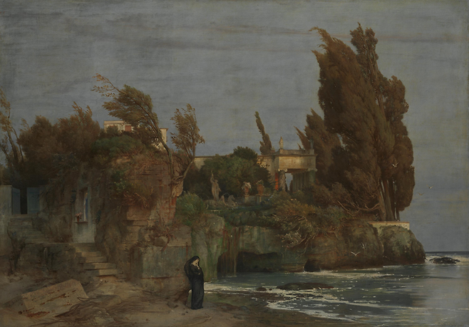 Arnold Böcklin [Villa am Meer II], 1865 ©Sammlung Schack