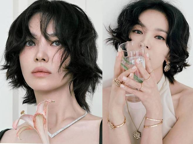 송혜교가 다시 한 번 ‘단발병’을 유발하며 팬들의 마음을 흔들었다. 사진=송혜교 SNS