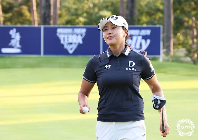 손목 부상에도 좋은 경기를 한 성유진. [사진=KLPGA]