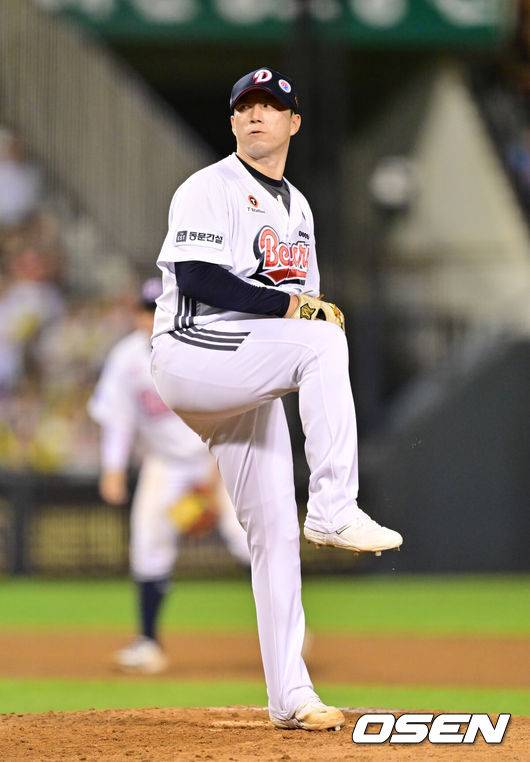[OSEN=박준형 기자] 두산 고효준 2025.08.15 / soul1014@osen.co.kr