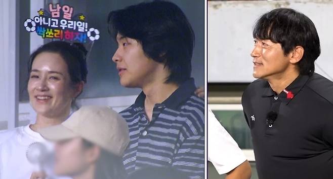 ▲ 김남일 김보민 부부와 아들 서우(가운데). 제공|JTBC '뭉쳐야 찬다'