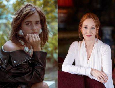 엠마 왓슨(왼쪽)과 J.K. 롤링. 엠마 왓슨J.K. 롤링 SNS 캡처