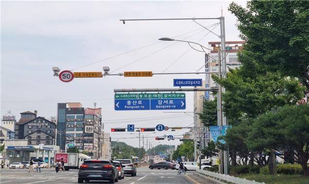 후면무인교통단속장비. 충북경찰청