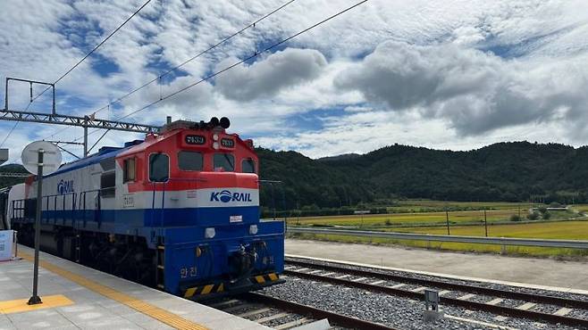 신보성역 무궁화호. 코레일.