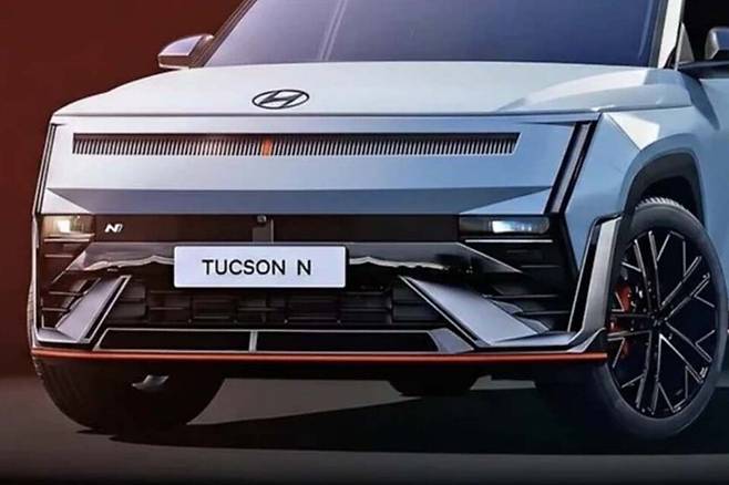 현대차 '투싼 N' 예상도 (출처 : 갓차)