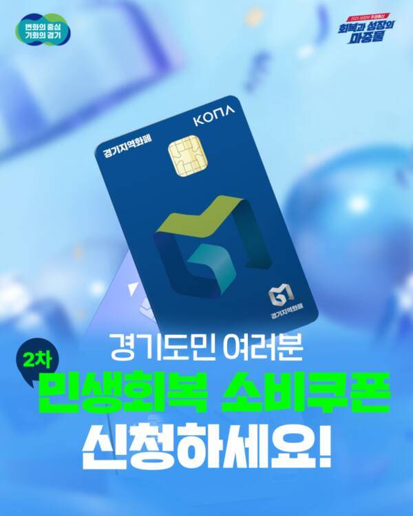 민생회복 소비쿠폰 2차 신청 접수 1주 차(22~27일) 마감 결과 경기도에서는 전체 지급 대상의 68.3% 해당하는 827만명에게 지급됐다. 경기도 제공