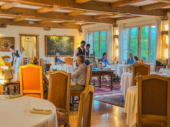 미쉐린 1스타 레스토랑 ‘라 본 에타프 레스토랑’ / 사진=권효정 여행+ 기자