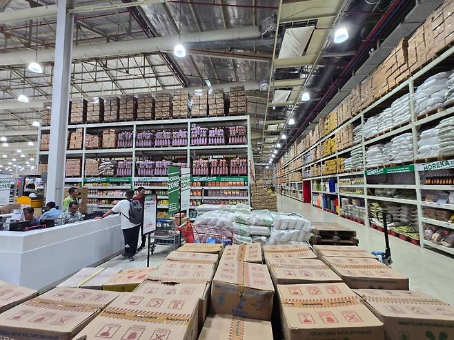 롯데마트 발리점 도매 공간 전경. /사진=유엄식 기자