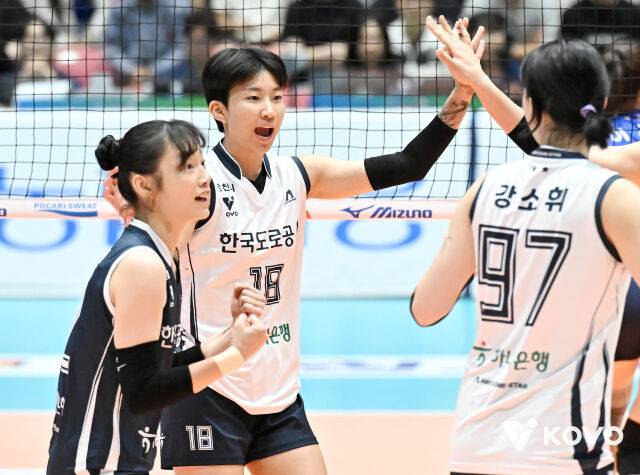 한국도로공사 김세인(18번)./KOVO