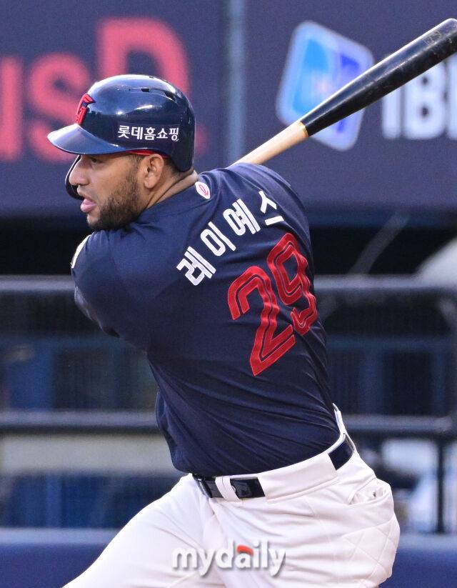 롯데 자이언츠 빅터 레이예스./마이데일리