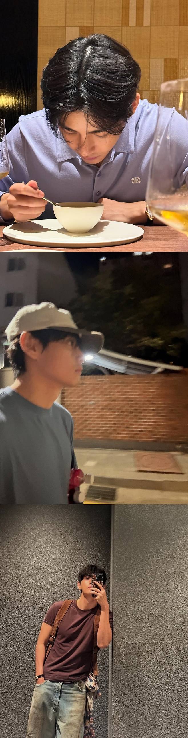 방탄소년단 뷔, 미국 일상 공개..숙소→녹음실 '타고난 인싸력'