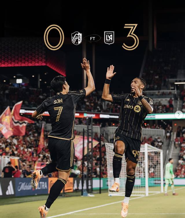 최종 스코어. /사진=LAFC SNS