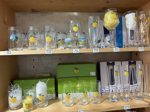 오시다남해 글라스 제품 /이영호 기자