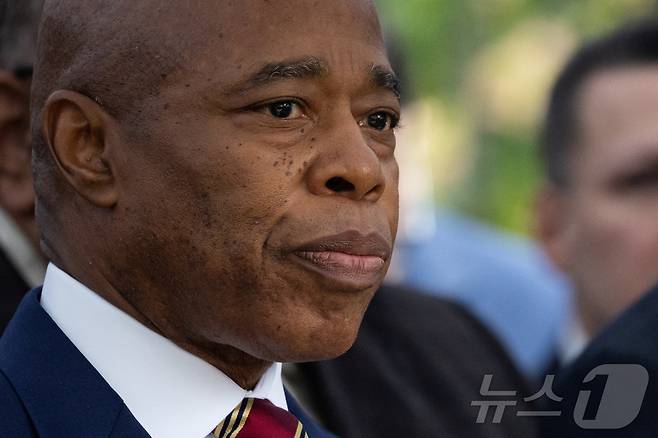 에릭 애덤스 뉴욕시장 ⓒ 로이터=뉴스1 ⓒ News1 류정민 특파원