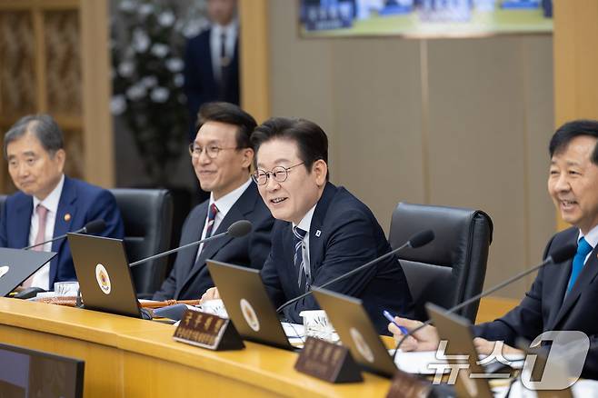 이재명 대통령이 지난 16일 세종시 정부세종청사에서 열린 제42회 국무회의에서 발언하고 있다. (대통령실 제공. 재판매 및 DB 금지) 2025.9.16/뉴스1 ⓒ News1 허경 기자