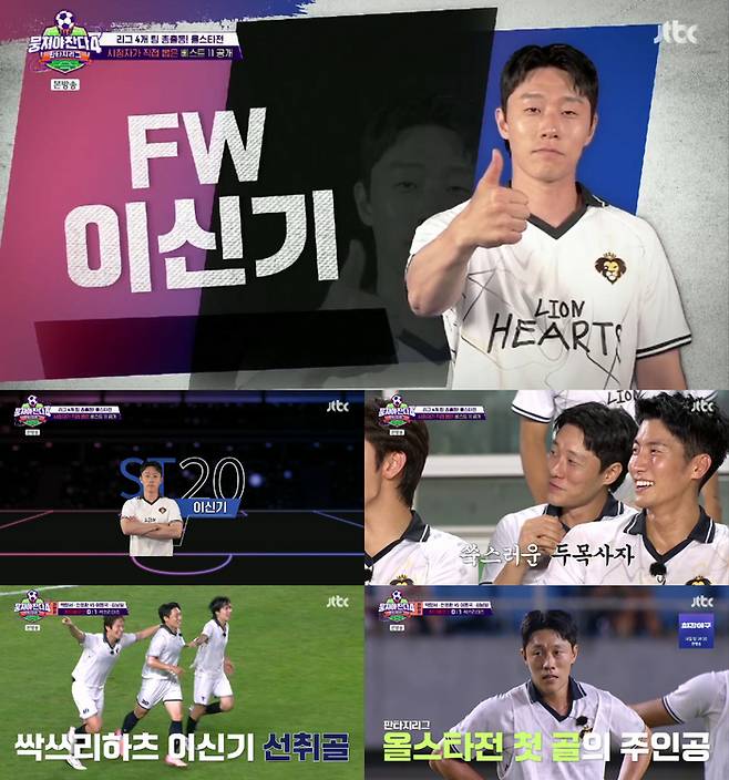 JTBC ‘뭉쳐야 찬다4’ 이신기. 사진| JTBC