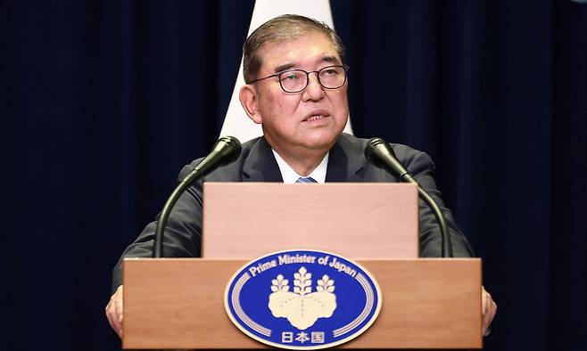 이시바 시게루 일본 총리. AFP연합뉴스