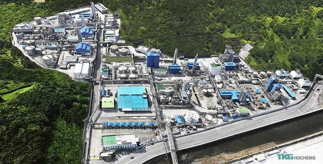 TKG휴켐스 여수공장 전경