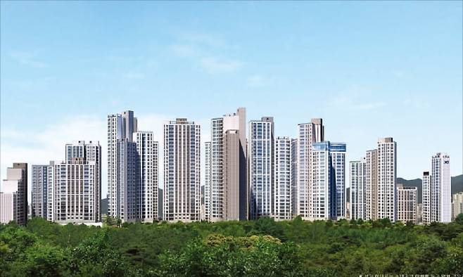 경기 ‘안양자이 헤리티온’ 투시도.