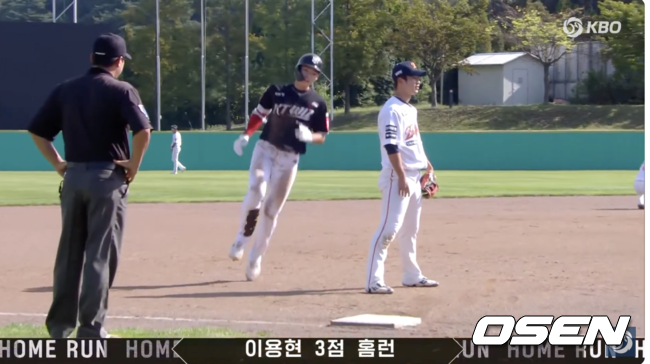 KT 위즈 이용현 / KBO 유튜브 중계화면