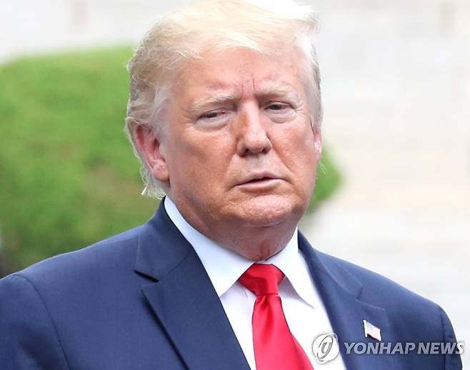 도널드 트럼프 미국 대통령 [촬영 배재만] 2019.6.30