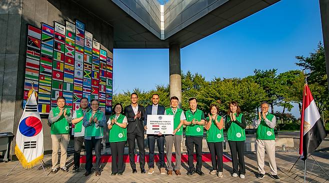 ▲ 영남대학교 박정희새마을대학원이 이집트 출신 유학생의 이번 학기 입학으로 전 세계 77번째 국가 학생을 맞이했다. 영남대.