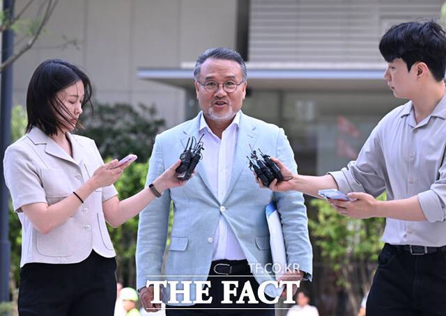 우크라이나 재건 포럼을 계기로 사업을 추진할 것처럼 투자자를 속여주가를 조작한 혐의로 구속기소된 이일준 삼부토건 회장이 법원에 보석을 청구할 예정이다. /이새롬 기자