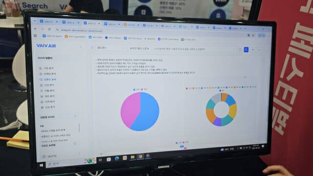바이브컴퍼니의 리서치 특화 플랫폼 '바이브 에어'(사진=남혁우 기자)