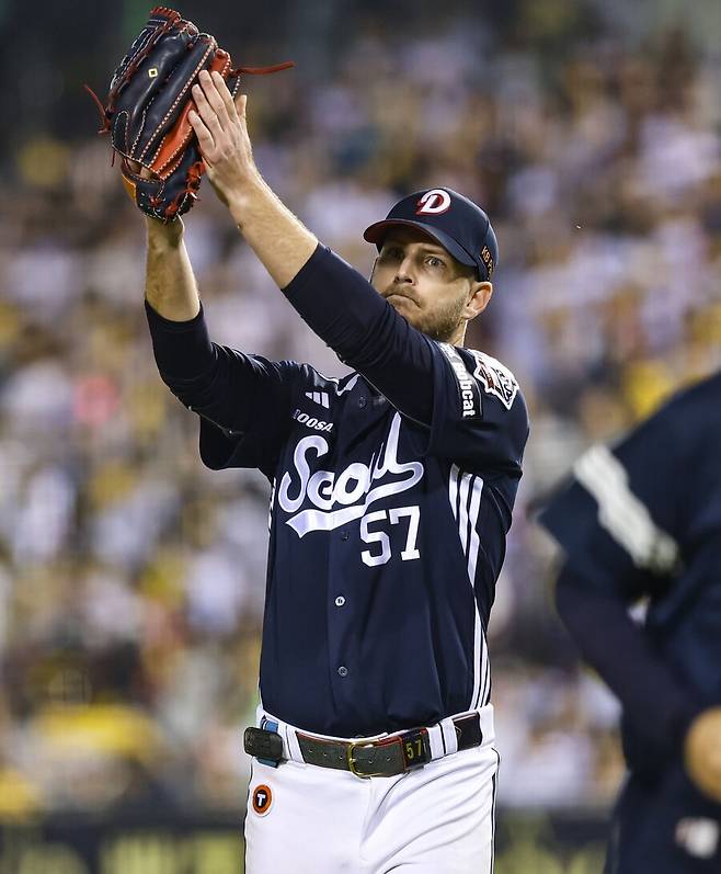 ▲ 두산 콜어빈 ⓒ 두산 베어스