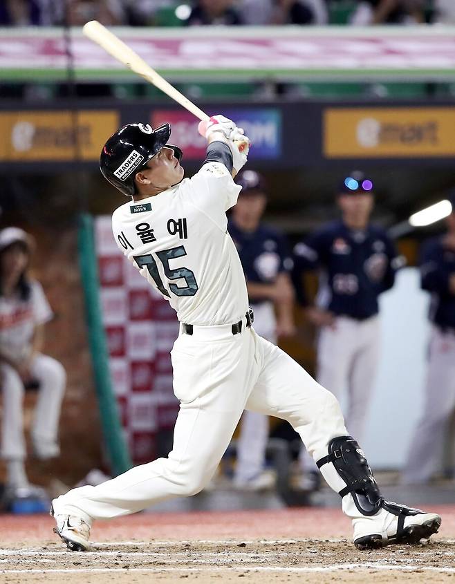 ▲ 한화 우승의 꿈을 좌절시킨 이율예 ⓒSSG랜더스