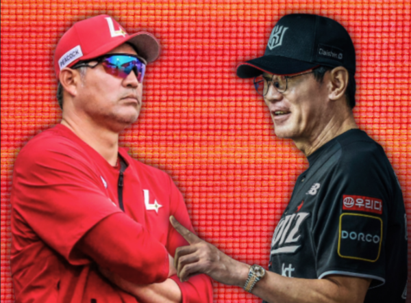 이숭용 감독과 이강철 감독(사진=SSG, KT)