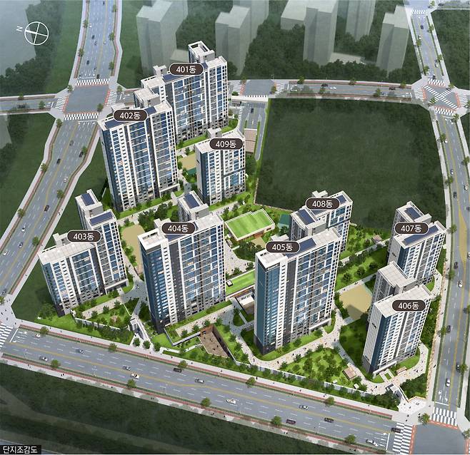 파주 운정3지구 A20블록 조감도.(분양 홈페이지 갈무리) / 뉴스1 ⓒ News1