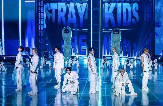 스트레이 키즈 대중문화교류위원회 출범식 공연 이미지