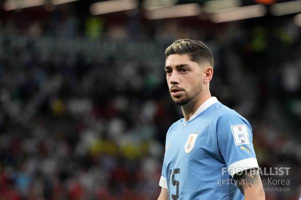 페데리코 발베르데(우루과이 축구대표팀). 게티이미지코리아