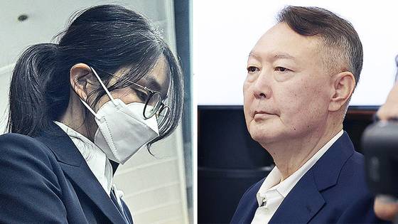 김건희 여사(왼쪽)와 윤석열 전 대통령. 연합뉴스