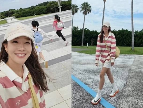 배우 소유진이 최근 공개한 여행 중인 사진 /사진=소유진 인스타그램