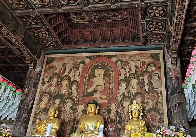 봉정사 대웅전 아미타 설법도