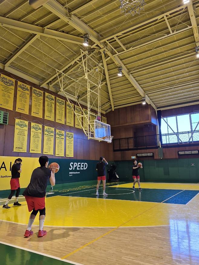 일본에서 전지훈련 중인 부산 BNK 선수들 [WKBL 제공. 재판매 및 DB 금지]