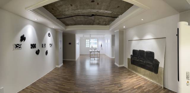 '사물들: Palette to Plate' 전시 전경. 에이피오프로젝트부산 제공