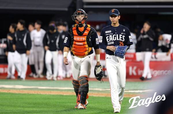 무승부로 끝난 경기(사진=한화)