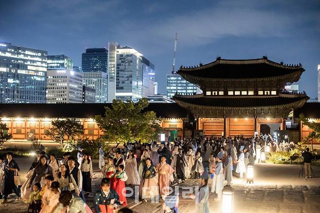 2024년 궁중문화축전 프로그램 경복군 ‘한복연향’. (사진=국가유산청)